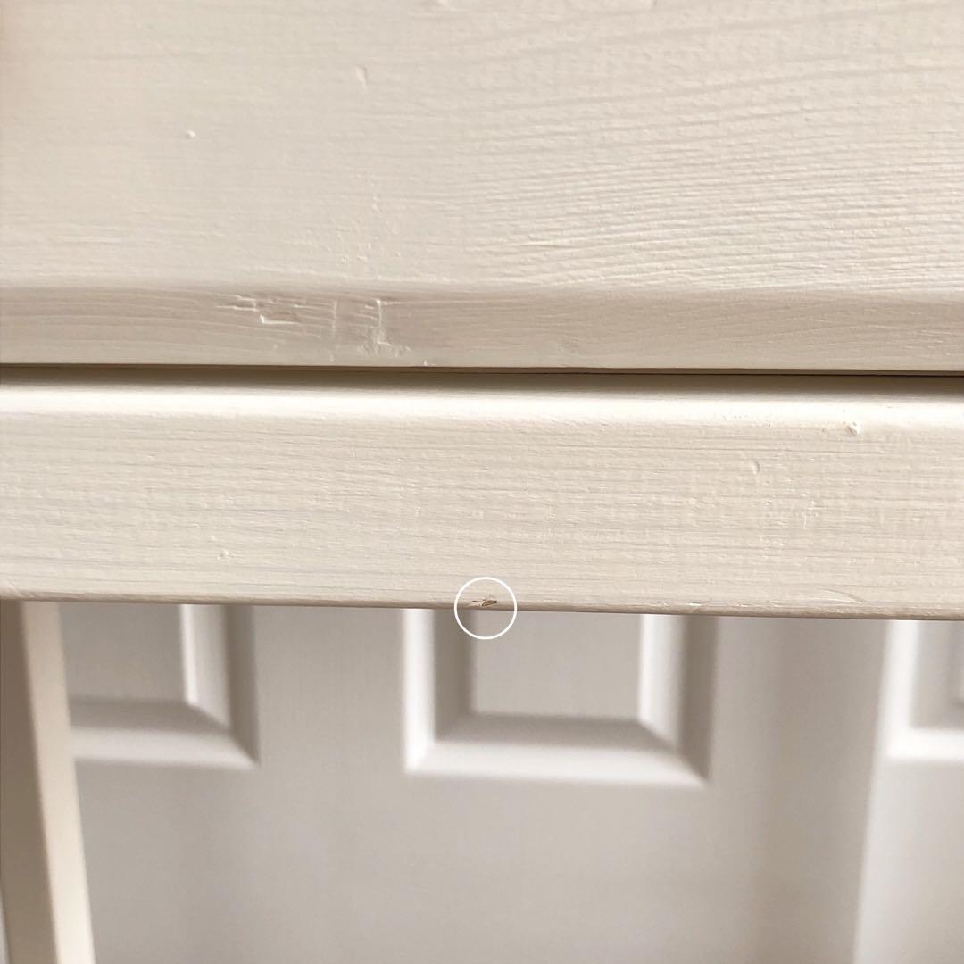 ハンドメイド　ナチュラル　デスク　机　木製　ホワイト　インテリア　勉強机　学習机