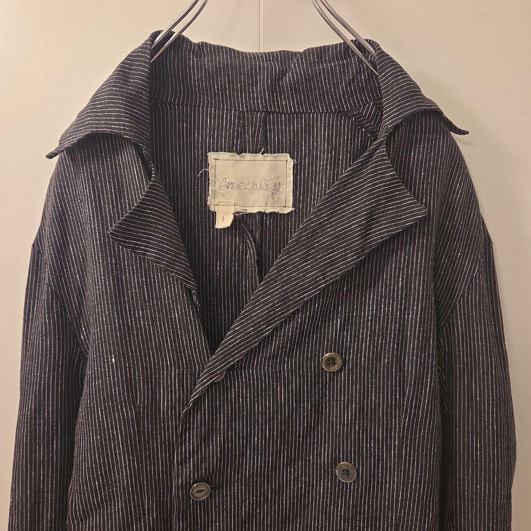 GREG LAUREN The DB DICKENS リネンジャケット 1 黒