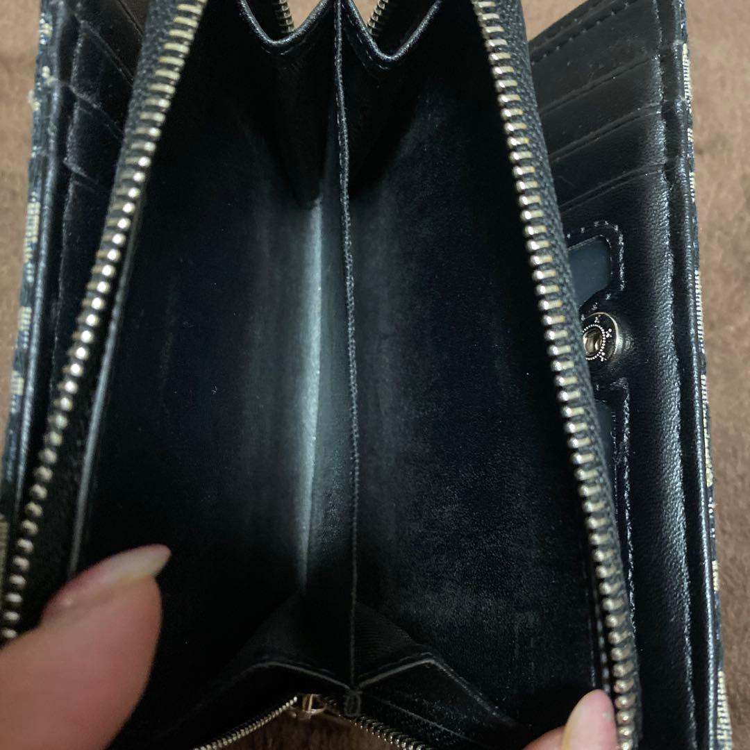 Christian Dior 三つ折り財布 ロゴパターン