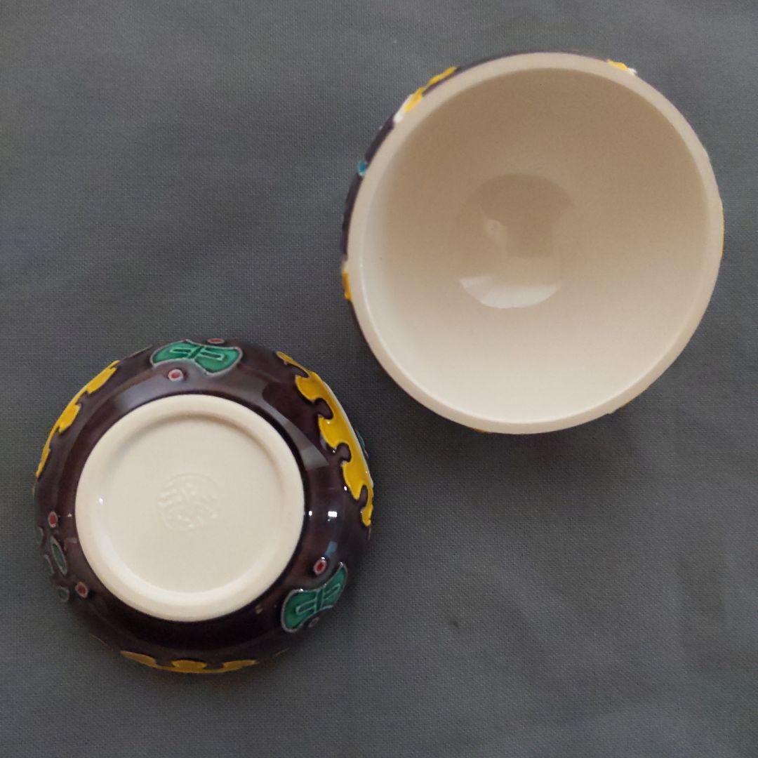 茶道具　香合　中村翠嵐　作　紫交阯　宝珠　禄福寿　表千家　裏千家　【匿名配送】