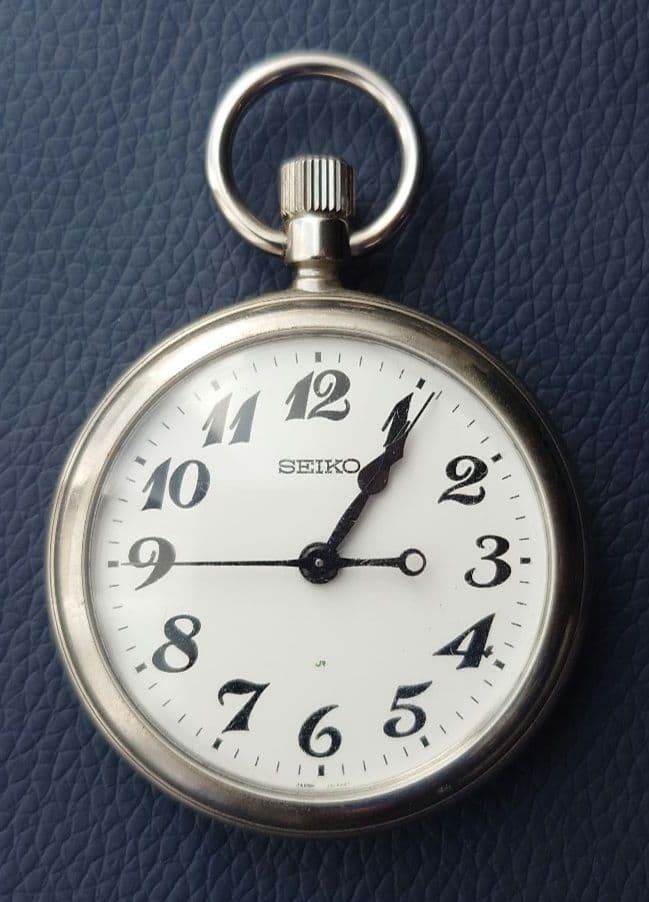 【JR東日本東北 刻印あり・稼働】SEIKO セイコー 鉄道時計 懐中時計
