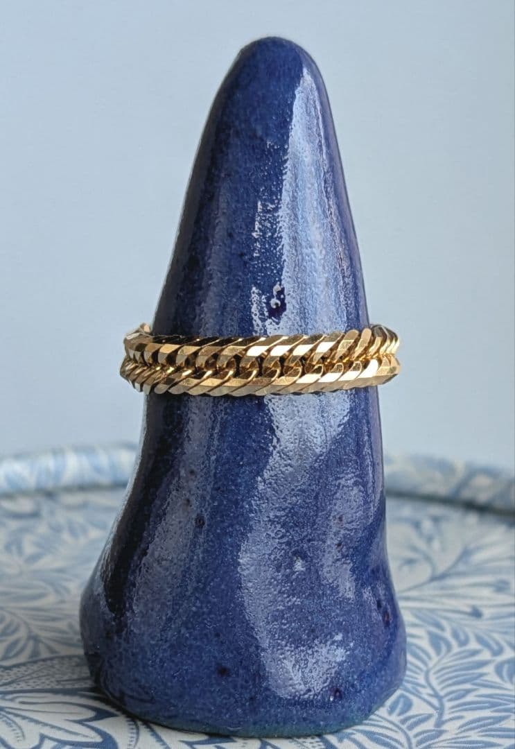 ￥1.000 off k18 ダブル喜平12面 チェーンR14.5号 2.9g