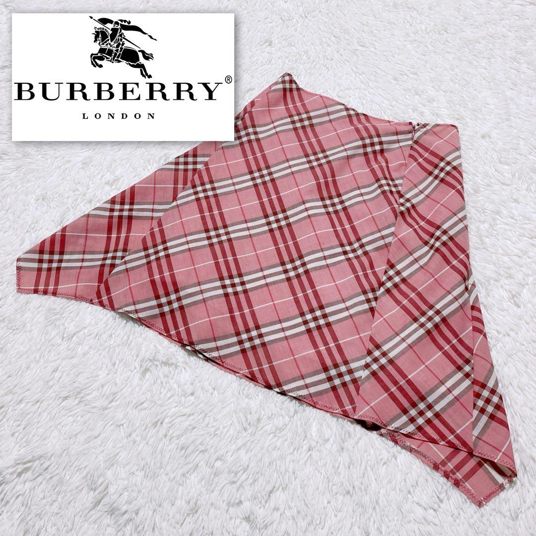 未使用級✨バーバリーブルーレーベル ノバチェック ピンクスカートアシンメトリー