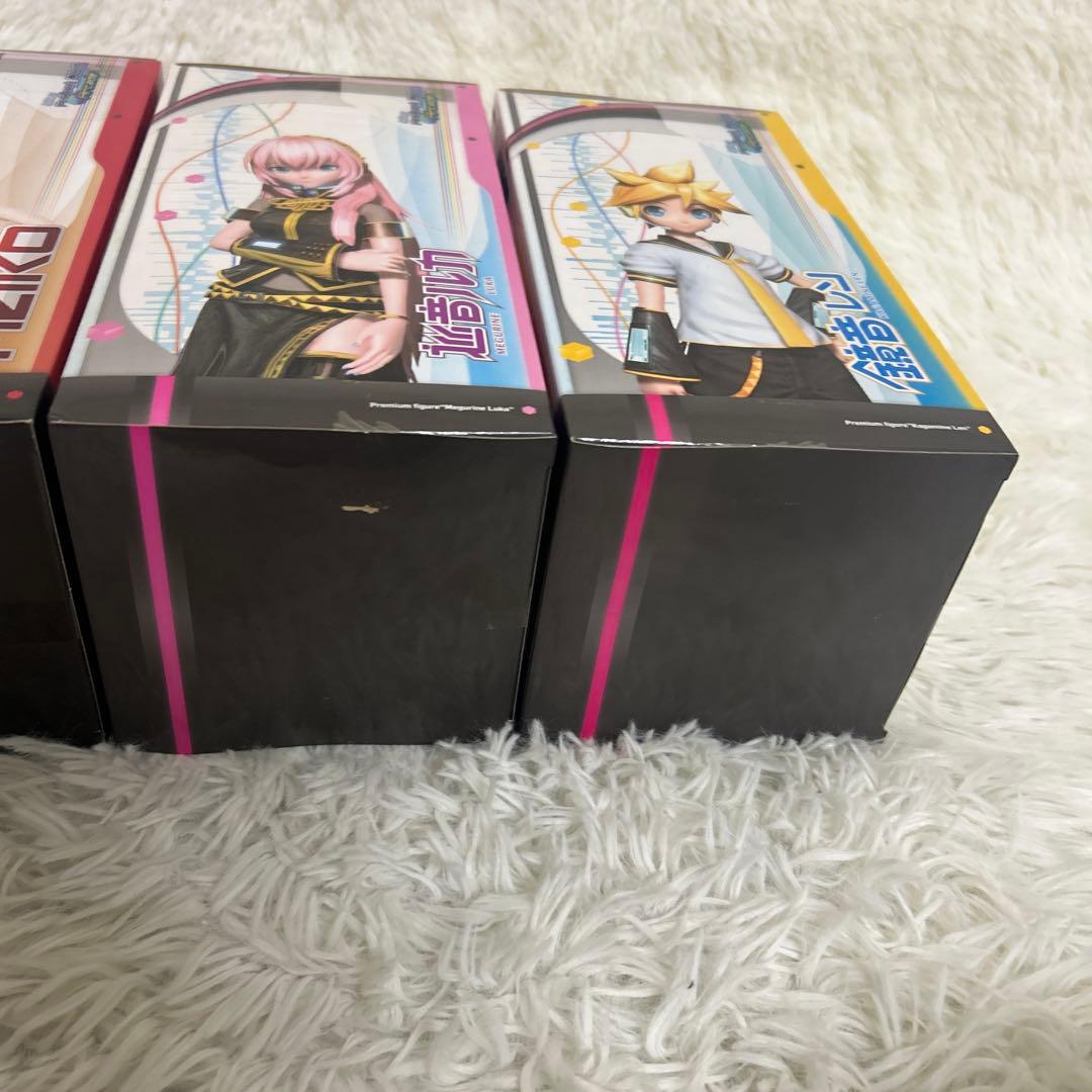 【4体セット】プレミアムフィギュア　鏡音リン　巡音ルカ　MEIKO KAITO