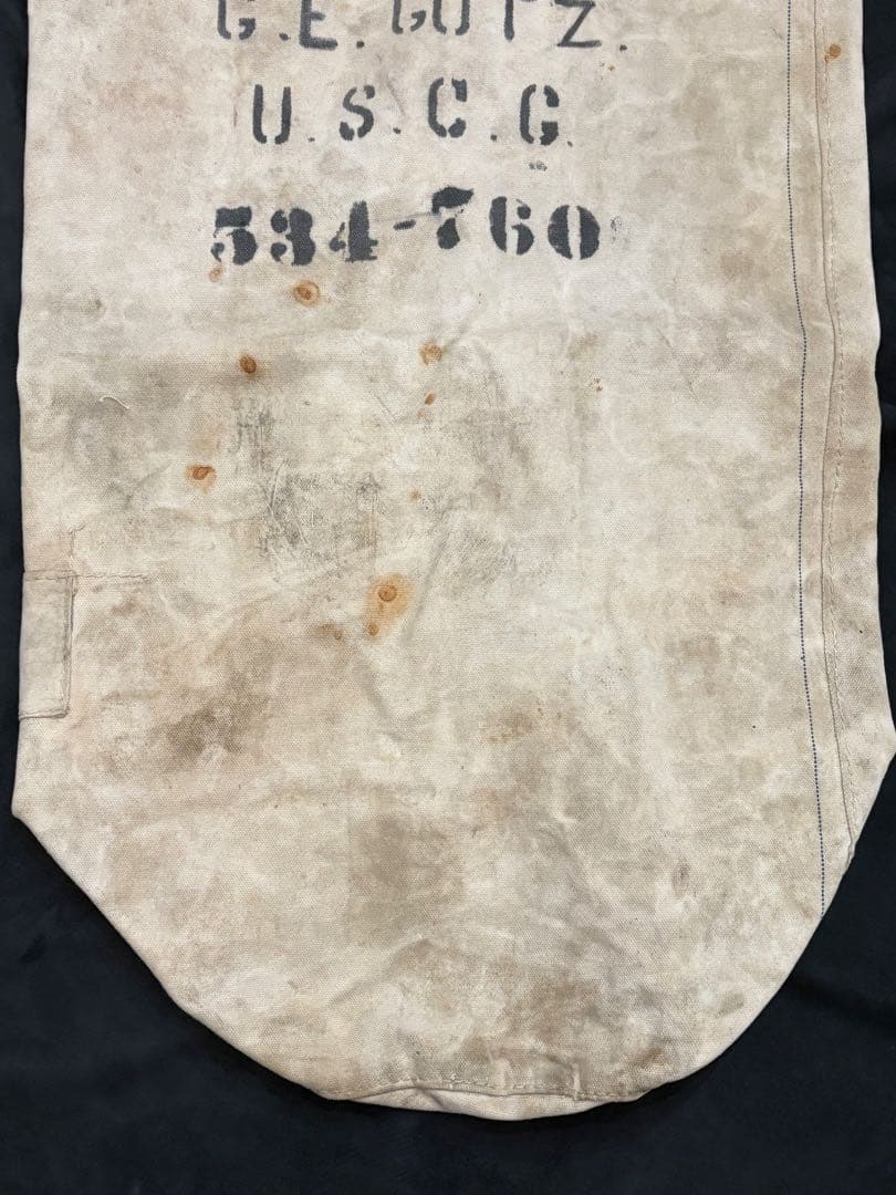 40s ビンテージ　USCG バラックバッグ　ダッフルバッグ　レア