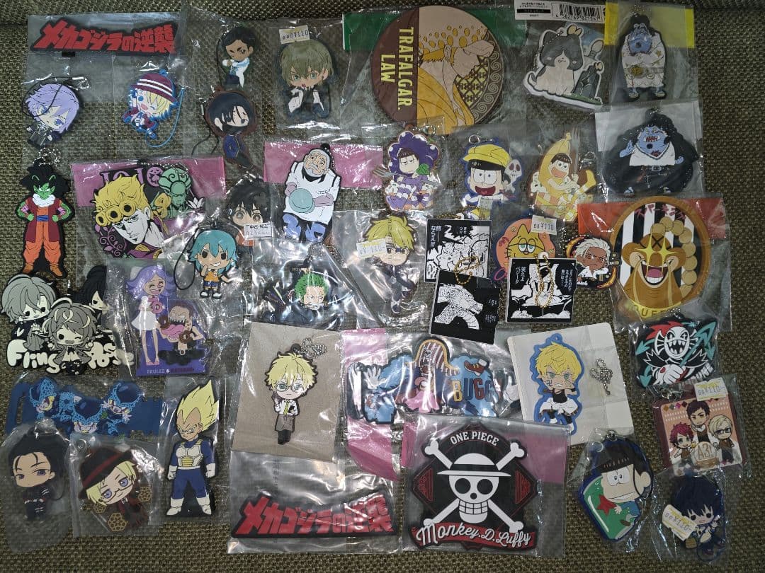 アニメ　ゲーム　ラバーグッズまとめ　390点