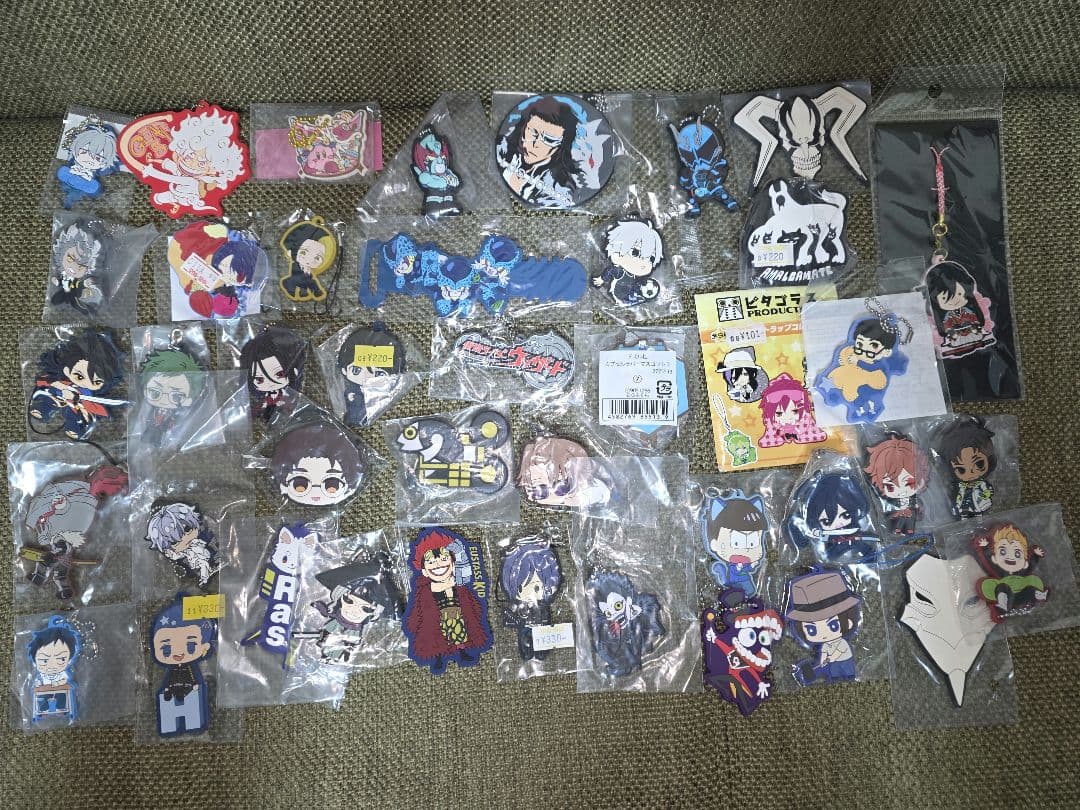 アニメ　ゲーム　ラバーグッズまとめ　390点