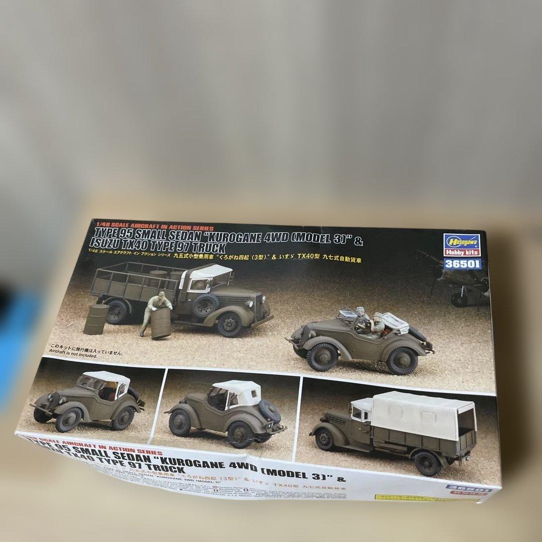 昭和陸軍航空補給情景｜九五式×いすゞ燃料車 1/48. Ln447