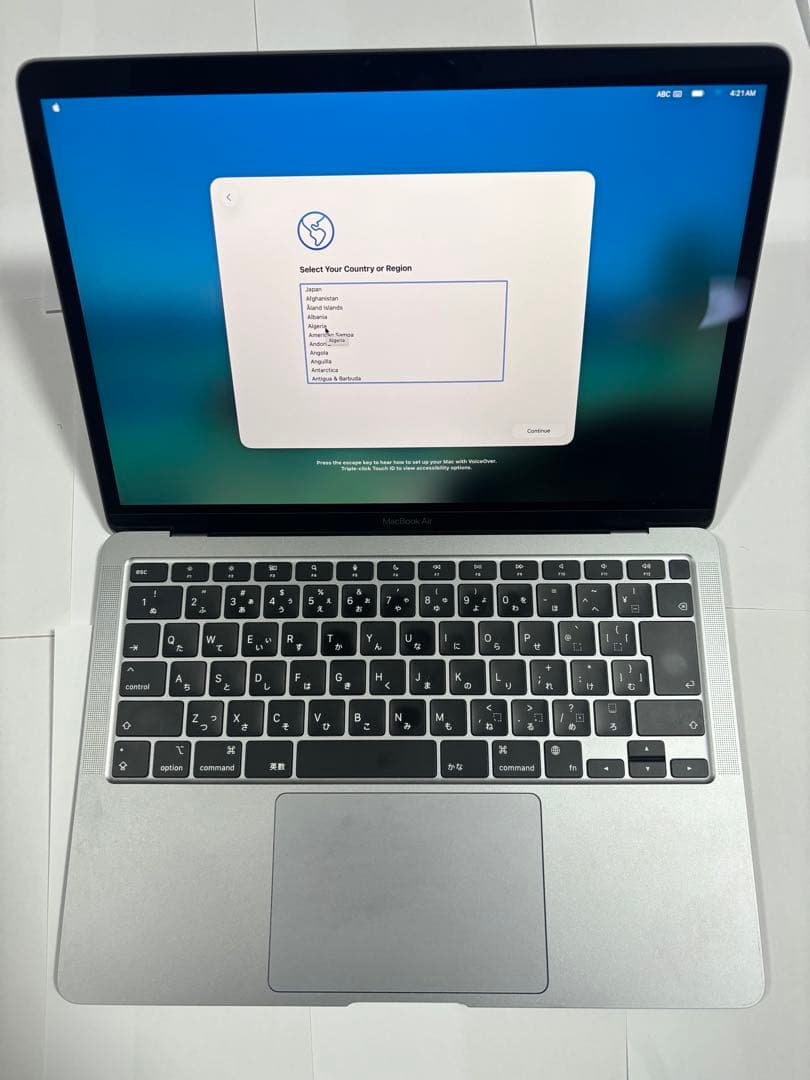 【美品】MacBook Air M1 13インチ｜8GB/256G 充放電17回