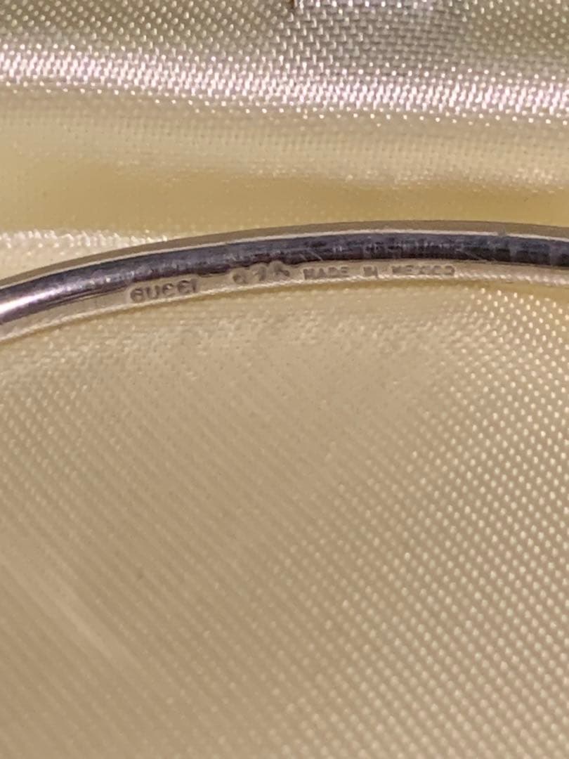 グッチ GUCCI ホースビット バングル SV925 メキシコ製 ヴィンテージ