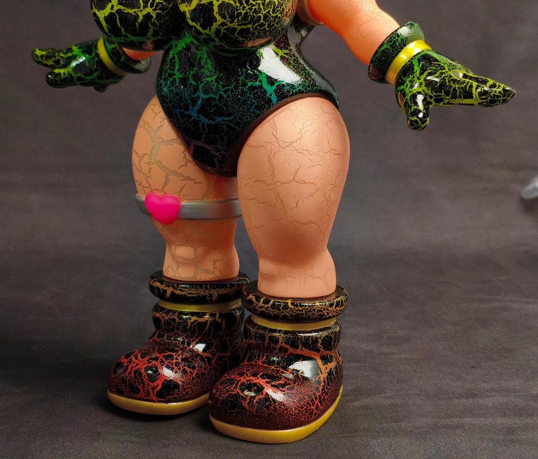 studio marusan スラコ 蓄光 ペインターネット塗装 ソフビ