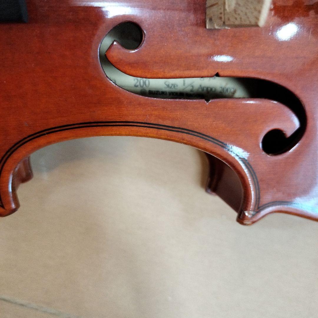 スズキ200　１/2バイオリン 弓 ケース付き