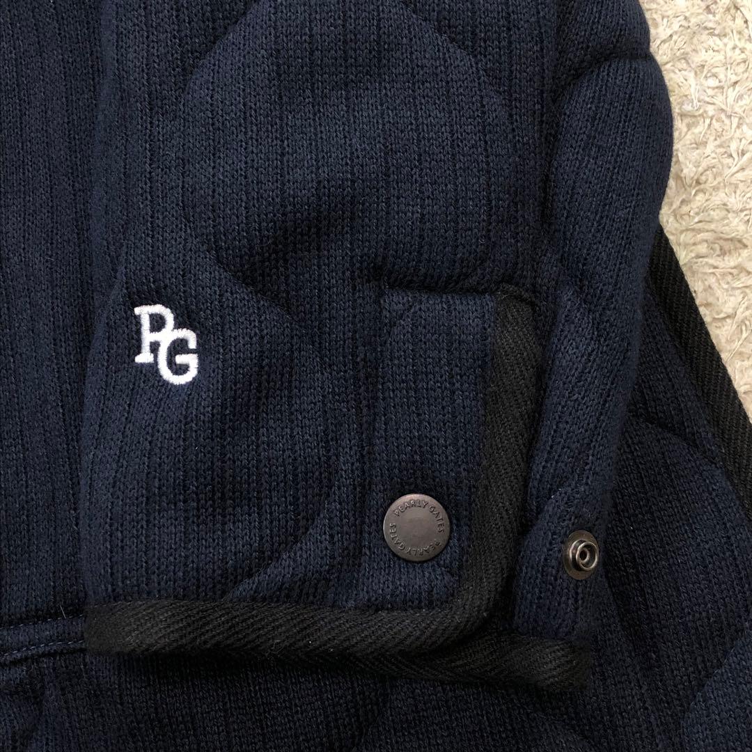 美品 パーリーゲイツ キルティングコート ひょうたんキルト ロング丈 0サイズ