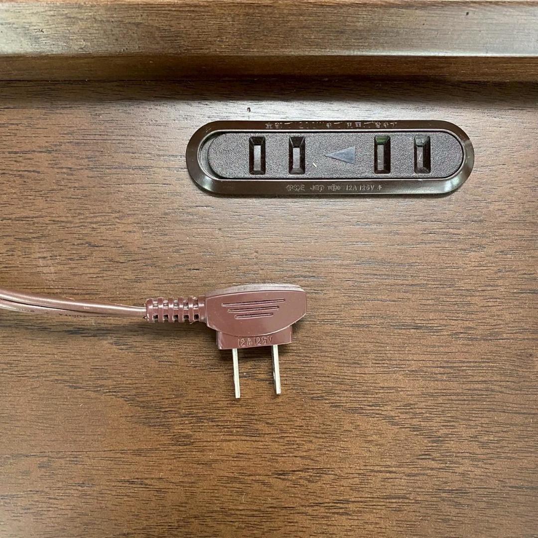 IDC大塚家具 ビエンナ ナイトテーブル サイドテーブル コンセント オーク材