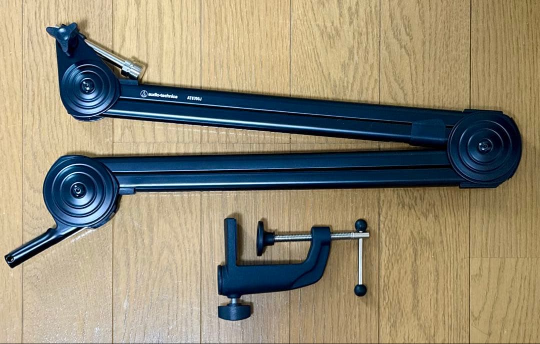 AT2020 AT8700Jセット コンデンサーマイク デスクアームスタンド