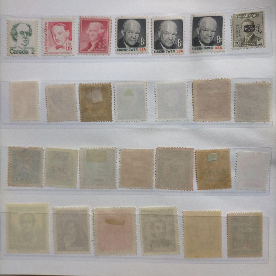 売約1351 外国切手 各国レア古切手 人物シリーズ39枚(重複あり) 未使用