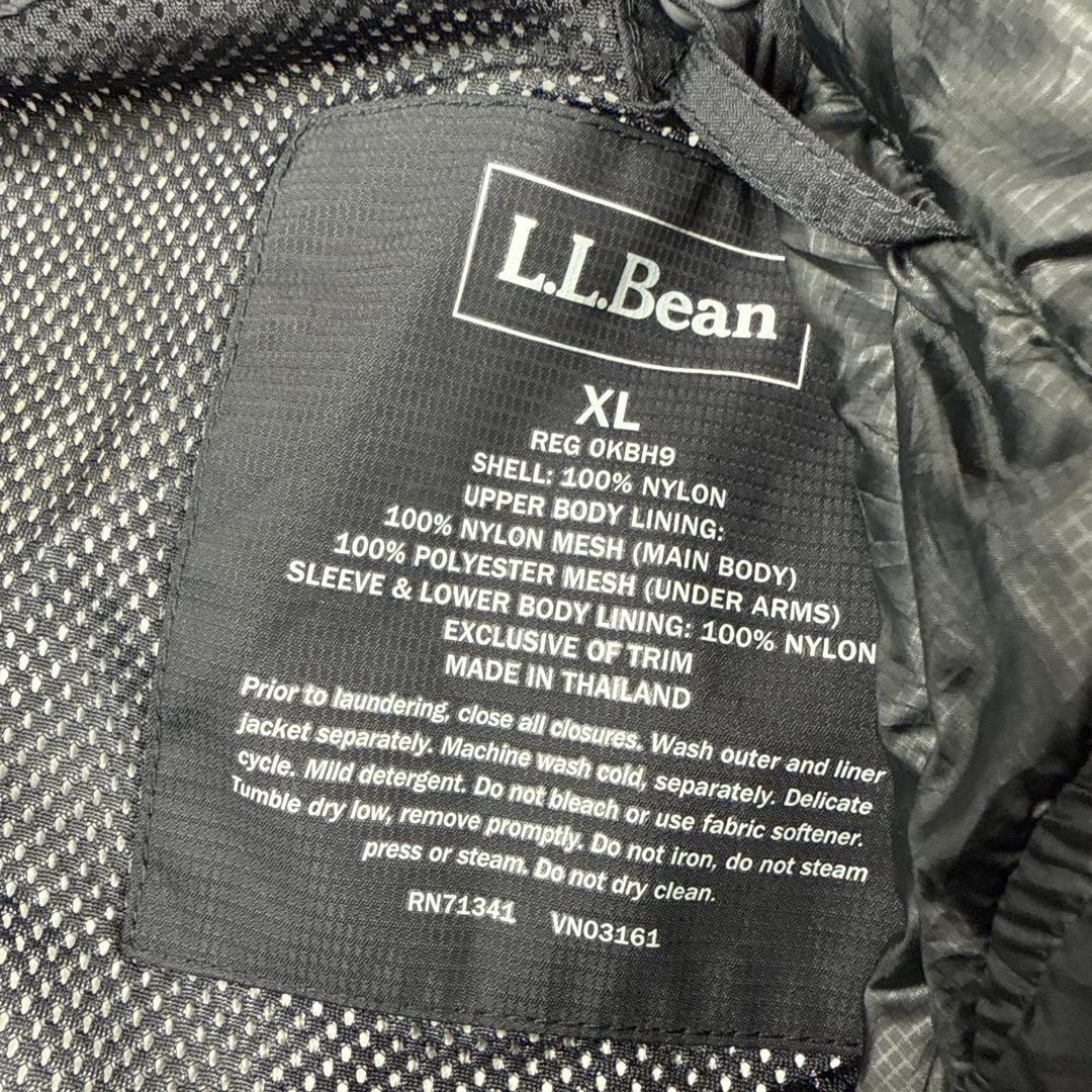 llbean ナイロンジャケット マウンテンパーカー プリマロフト中綿ライナー