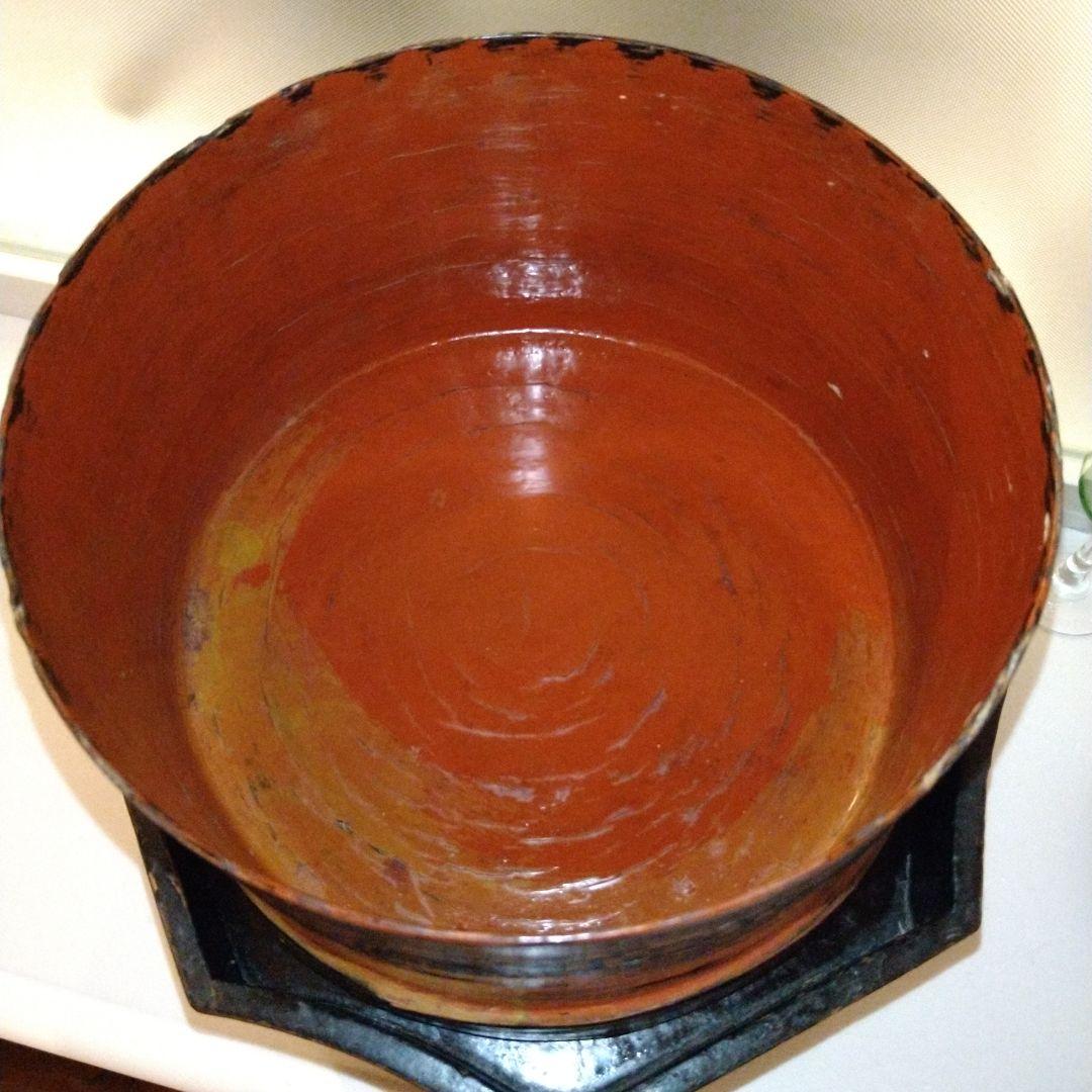 ビルマ(ミャンマー)キンマ 籃胎漆器 アンティーク