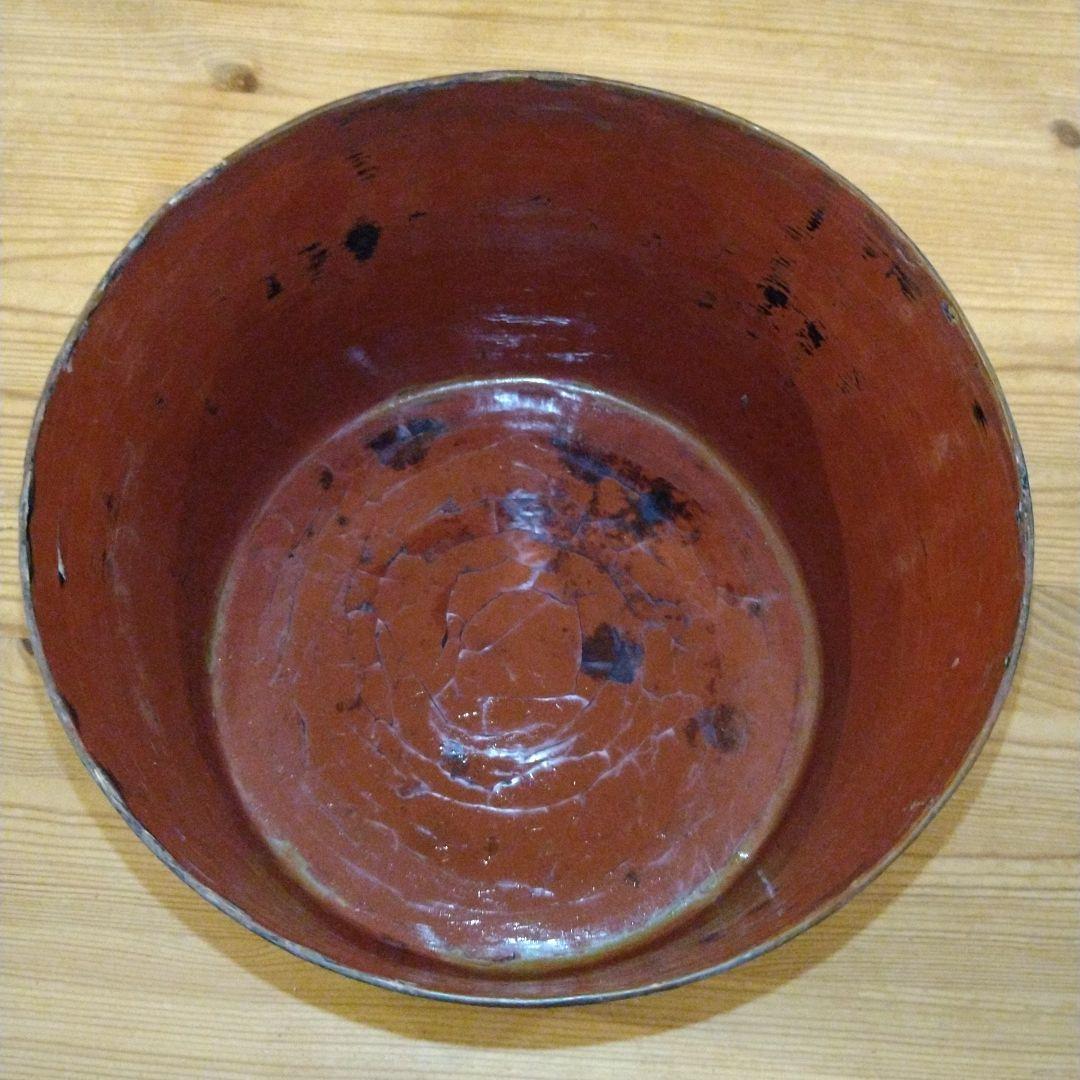 ビルマ(ミャンマー)キンマ 籃胎漆器 アンティーク