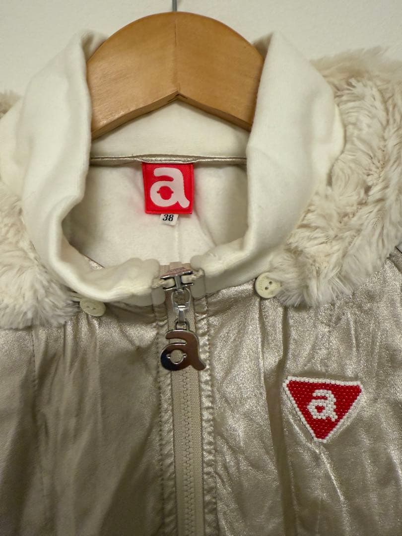 アルチビオ　フード付きジャケット 38 シルバー/ホワイト