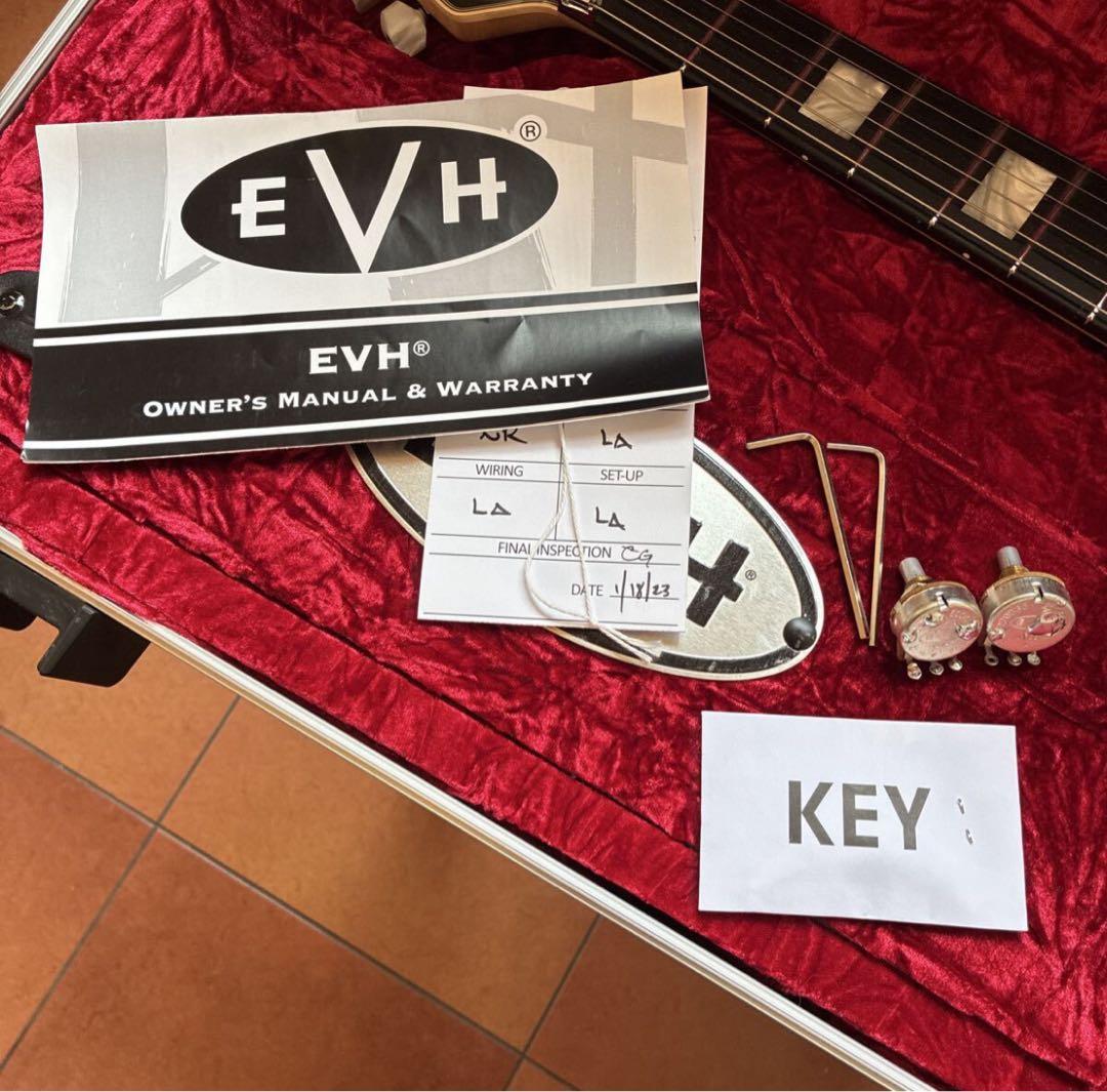 美品 2023年製 EVH Wolfgang USA Ivory エボニー指板