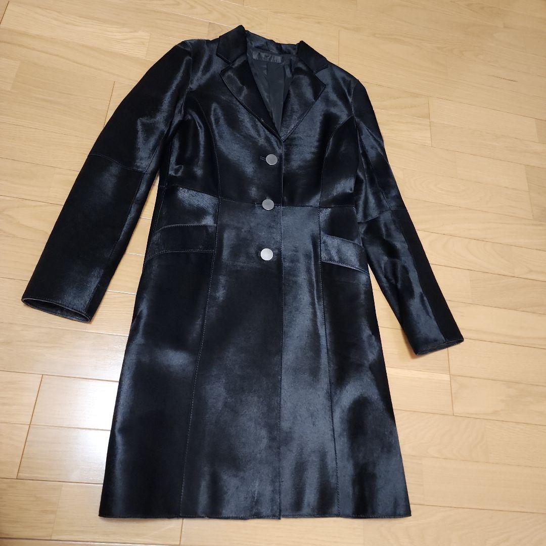 ブラック チェスターコート 3つボタン