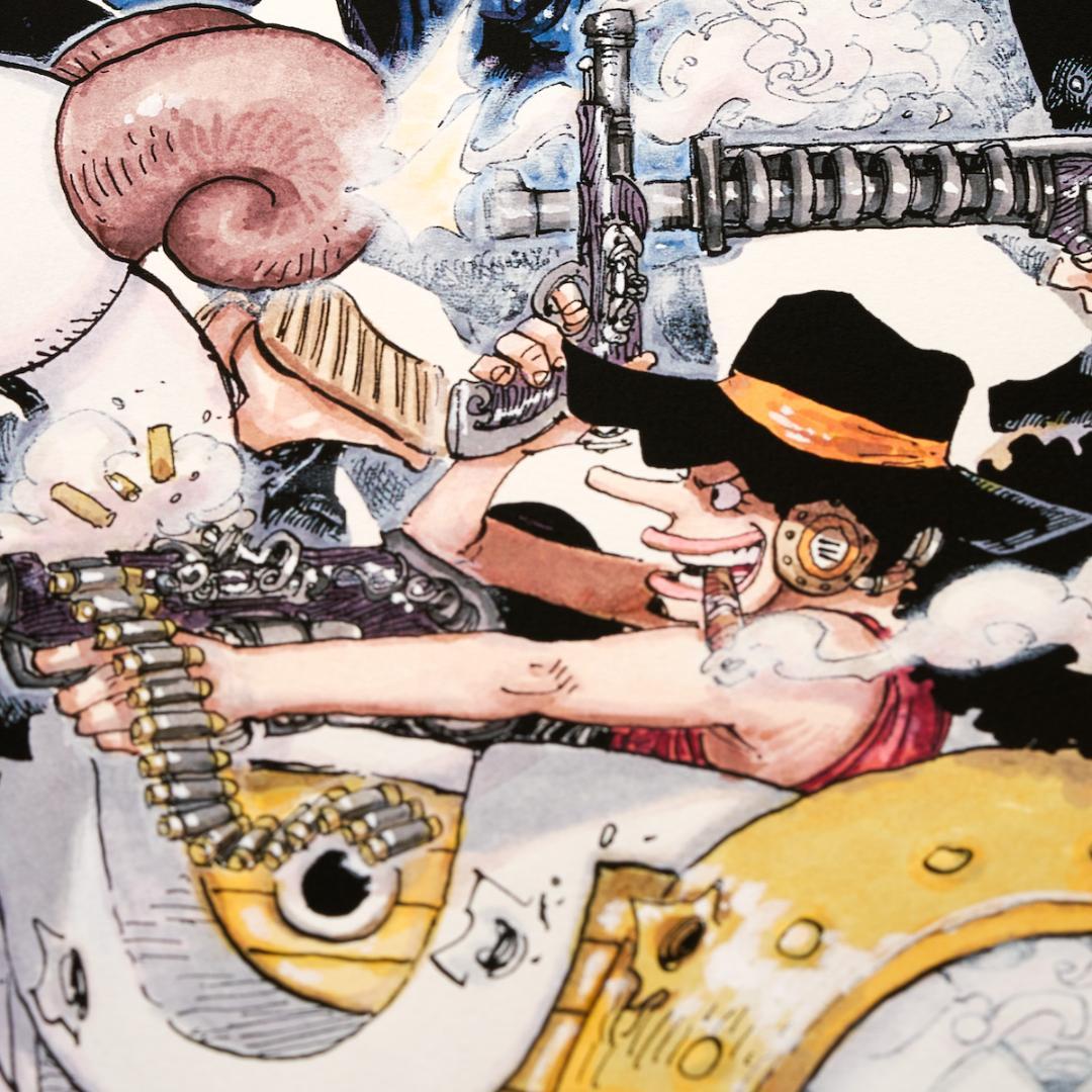 週末限定値下げ【複製原画】ONE PIECE マンガアート ATTACK!!