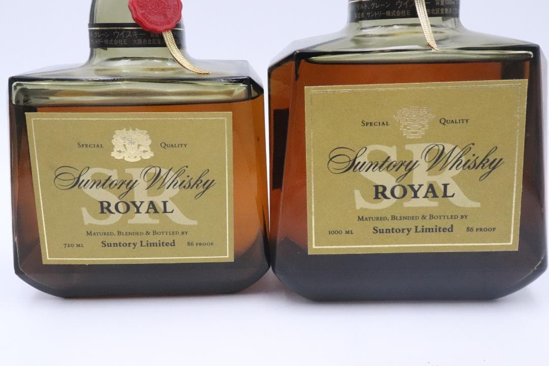 ★未開栓 ウイスキー 4本セット サントリー角 リザーブウイスキー ローヤル