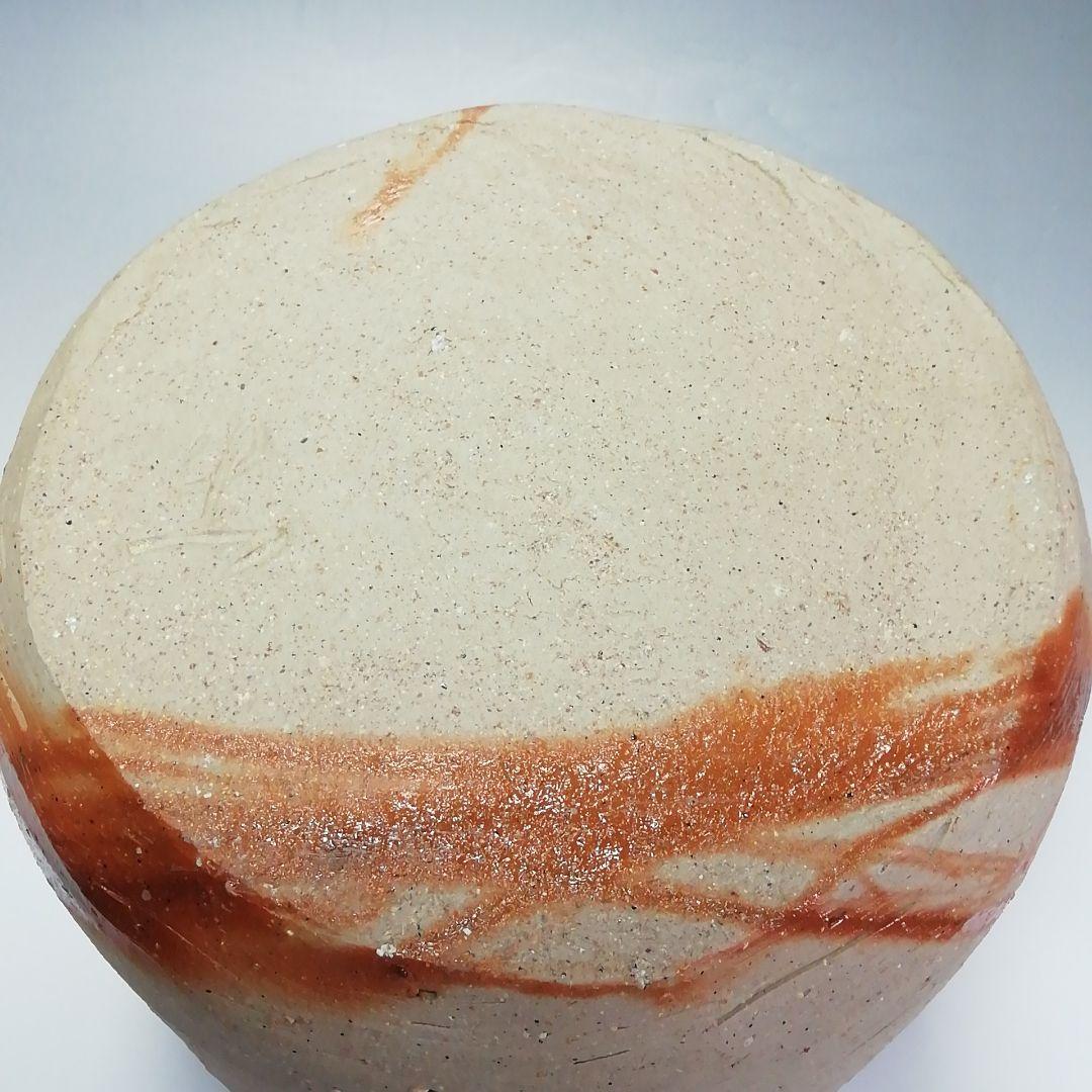 Ｓ４２２　水指　『備前　緋襷水指』『陶秀窯　山本出作』　共箱　茶道具