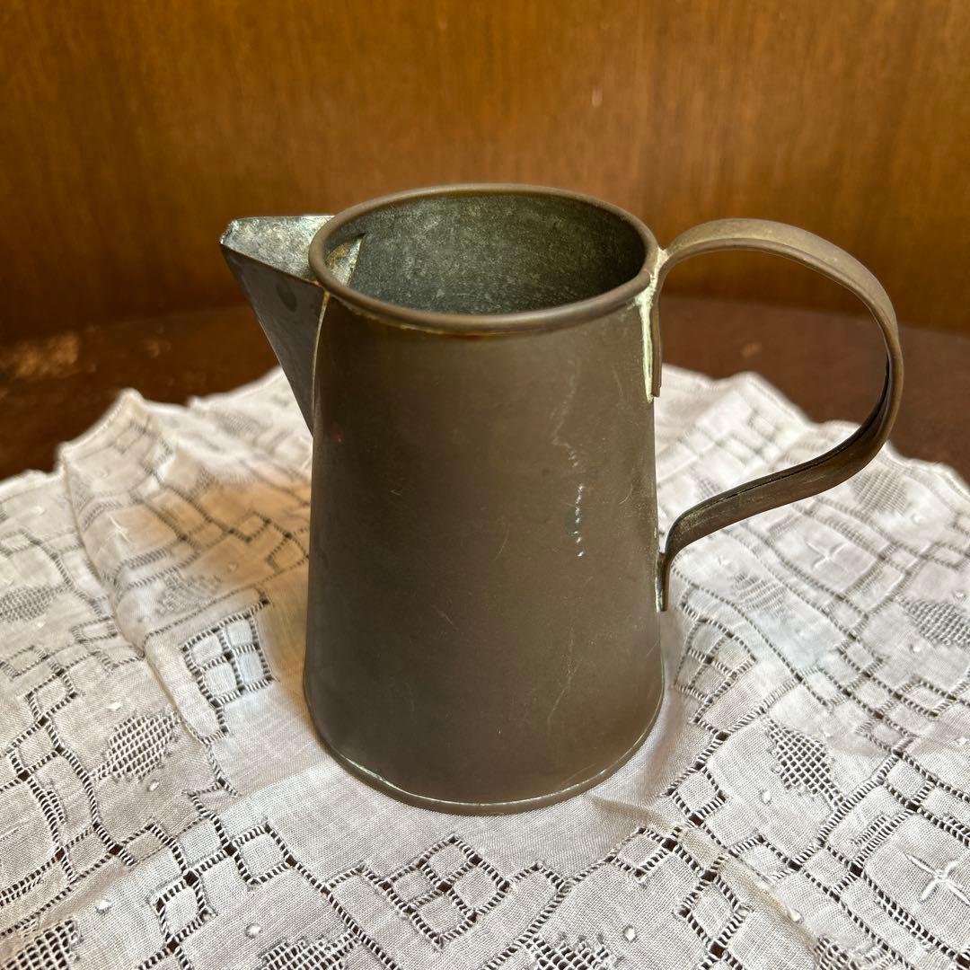 秘蔵/稀少ドイツCarl Deffner Esslingen銅の水差し/花生け