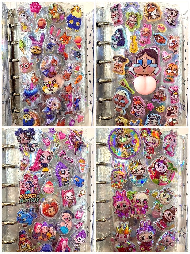 【シール帳♡8冊セット51ページ以上】 シール帳 完成品 シール 平成 平成女児