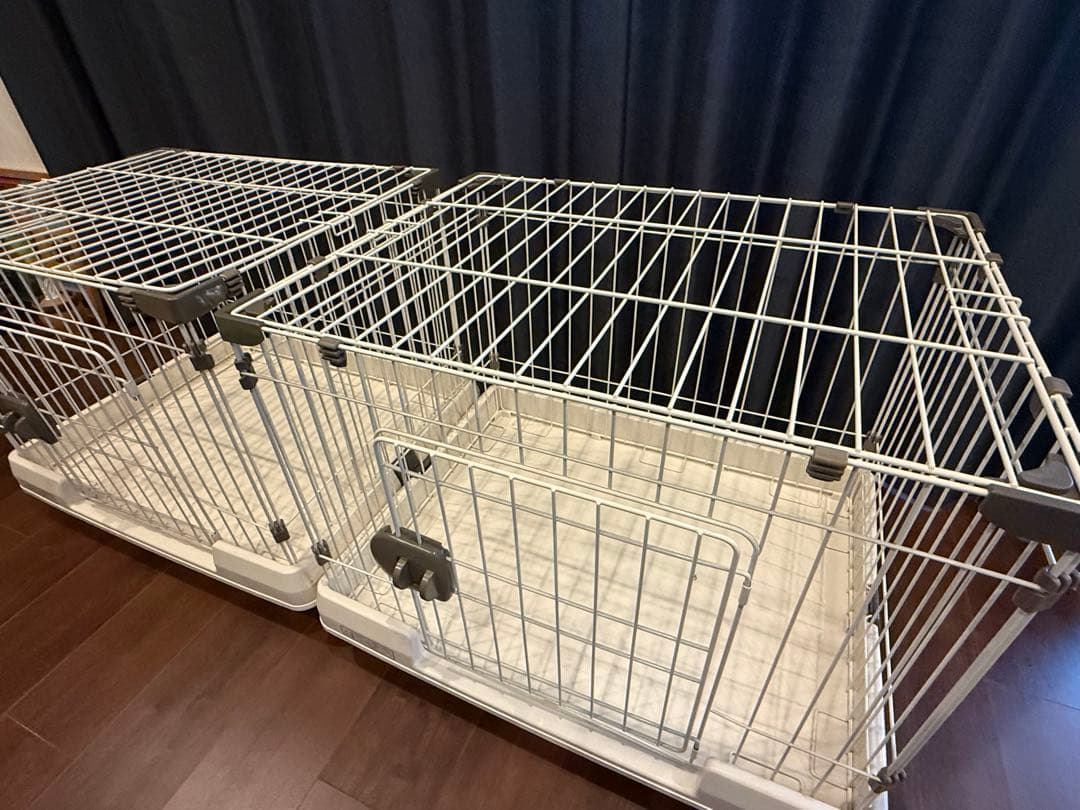 アイリスオーヤマ ルームケージ ミルキーブラウン 2台セット（単品可）