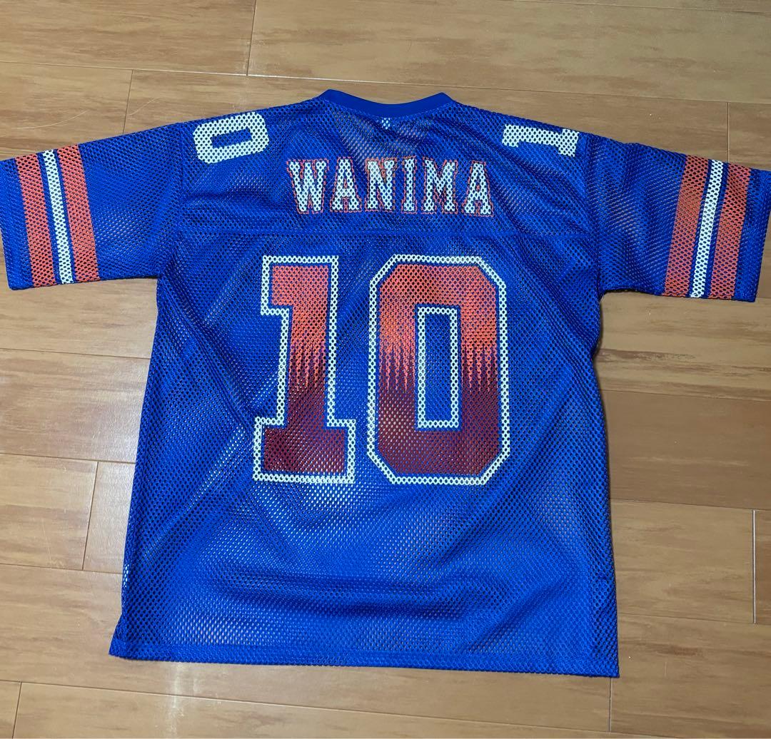 WANIMA football shirt ブルー L/XL