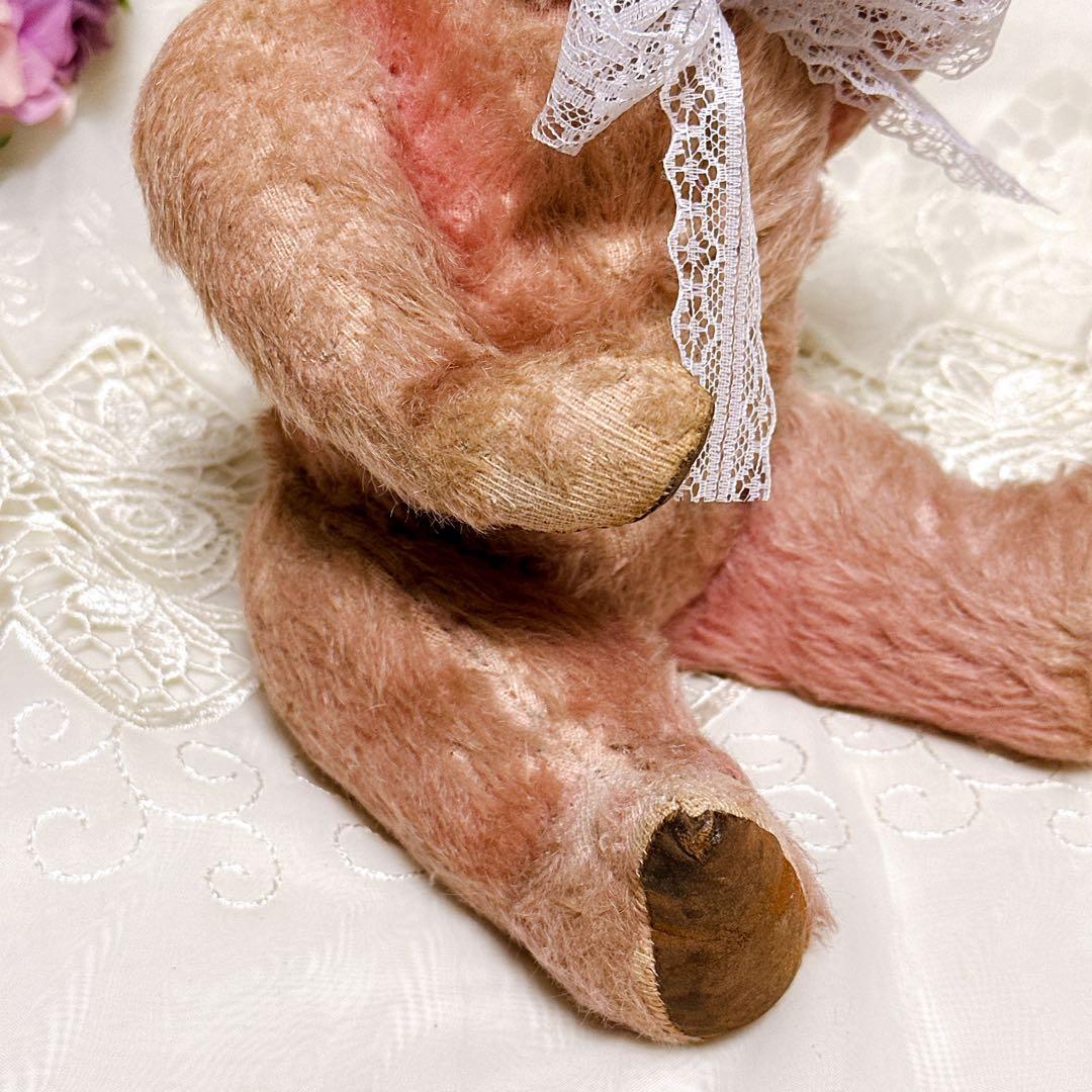 ❤️1950年代❤️しっかりピンクのチルターンベアCHILTERN アンティークベア