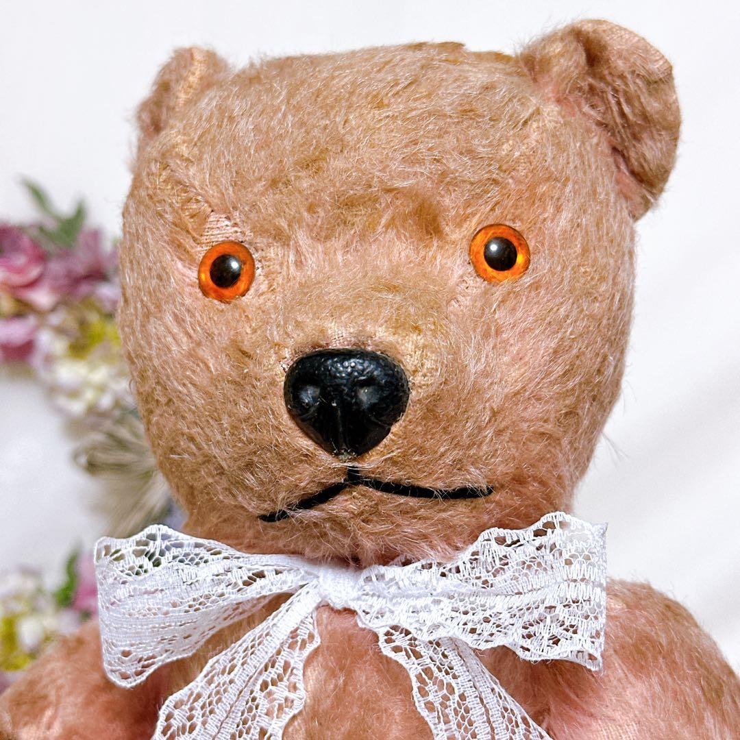 ❤️1950年代❤️しっかりピンクのチルターンベアCHILTERN アンティークベア