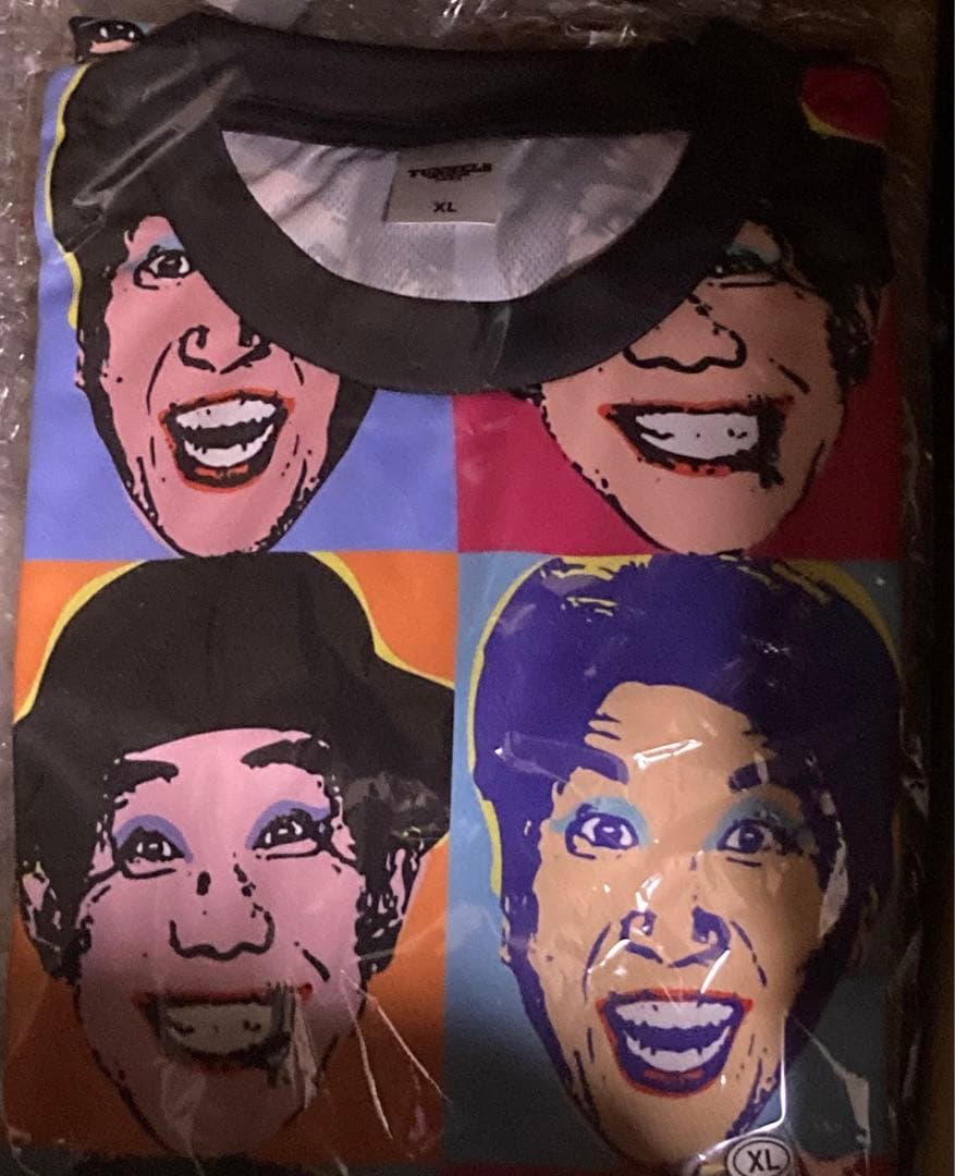 XLサイズ 新品 とんねるず グッズ  Tシャツ/木梨 石橋/ライブ2024 顔