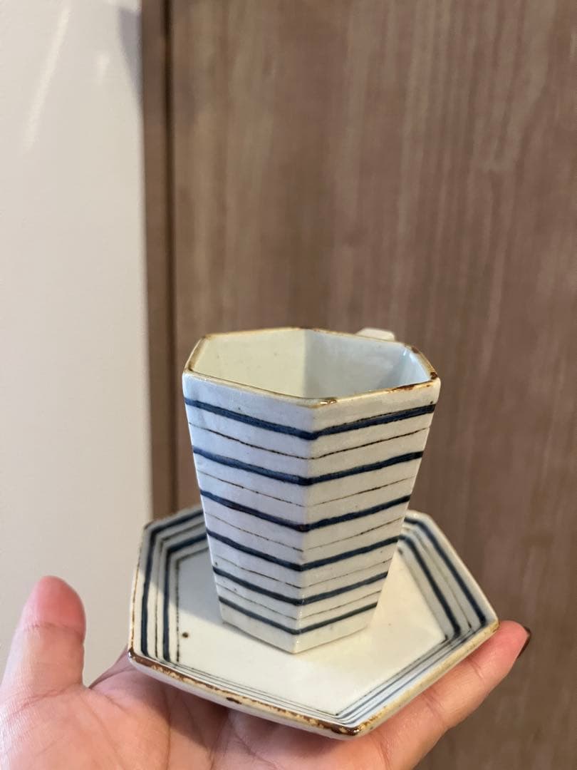 新品❗️人気❗️高島大樹 マグカップ＆ソーサー 作家物