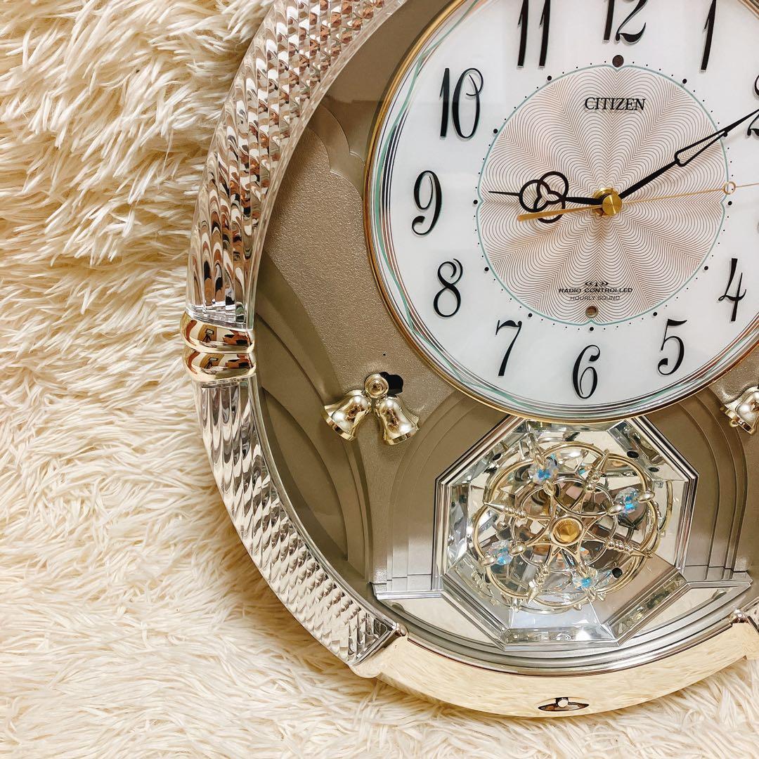 シチズン　電波時計　掛け時計　からくり時計　パルミューズルミエル