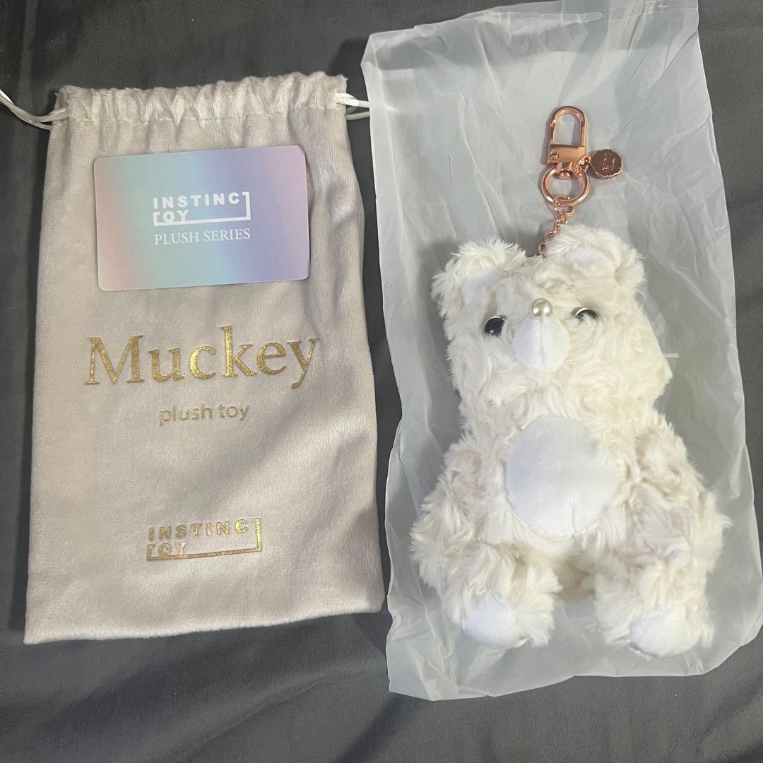 ぬいぐるみ INSTINCTOY Muckey plush accessory cream