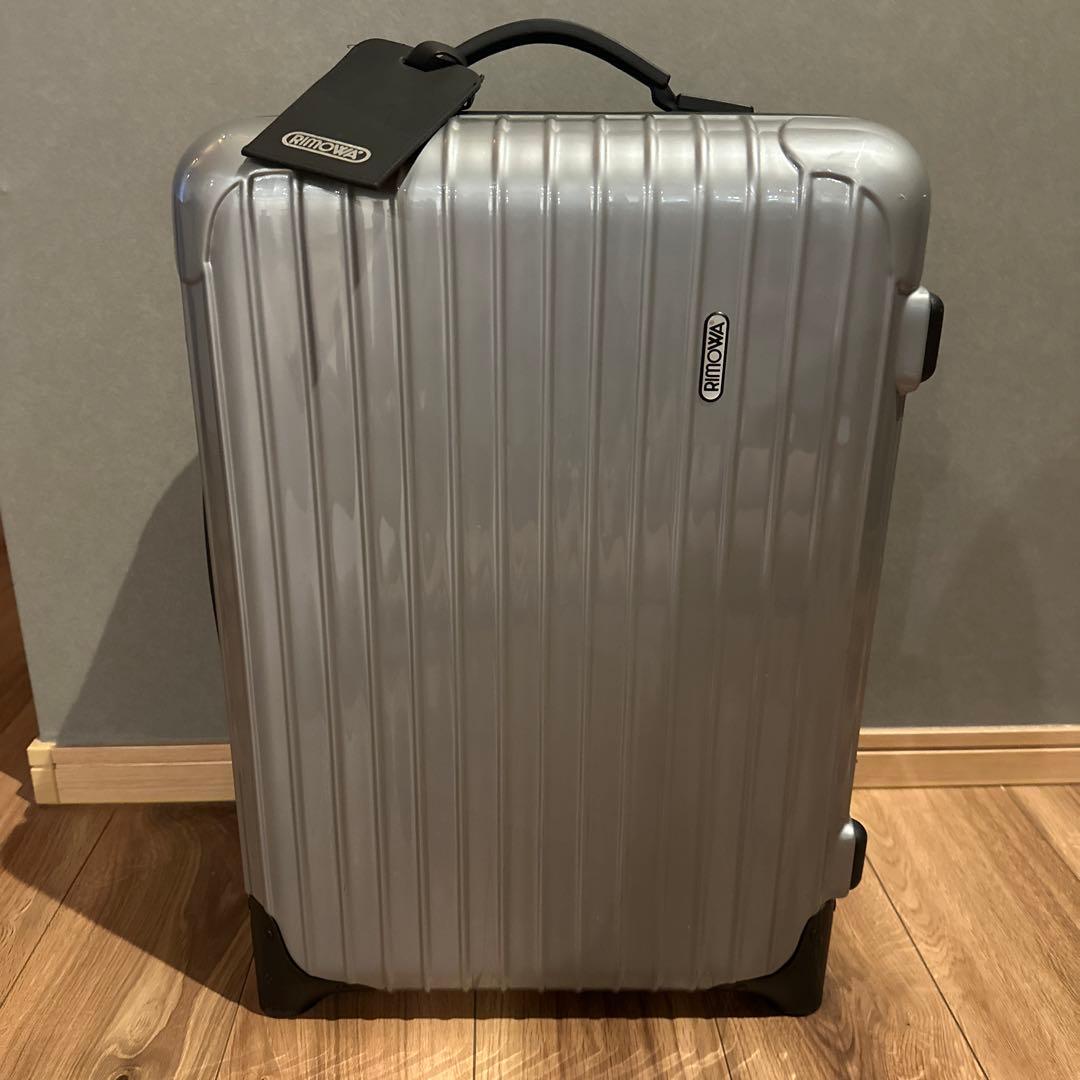 【美品】RIMOWA リモワ シルバー キャリーケース 2輪 タグ付き