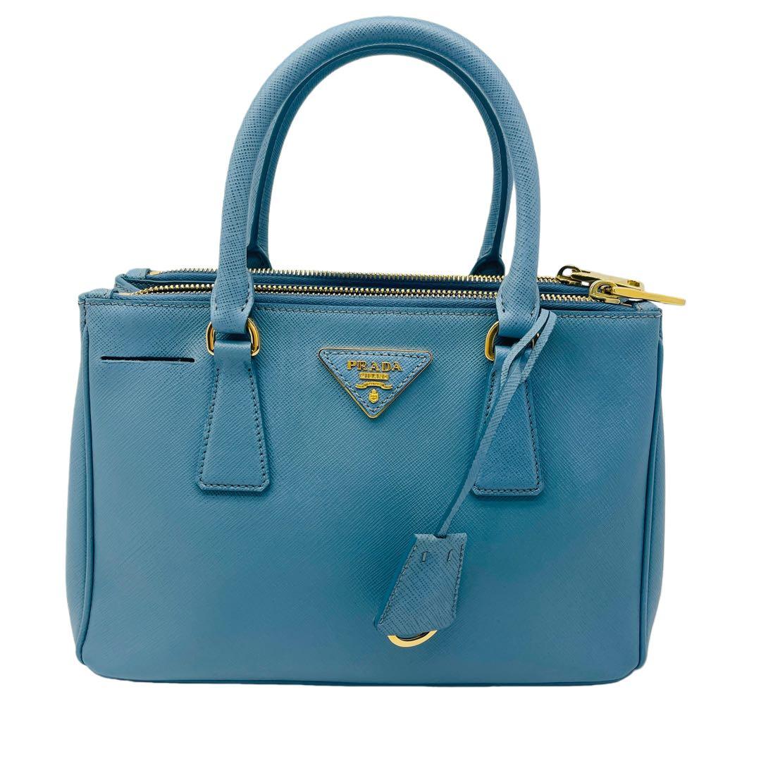 PRADA ガレリア　サフィアーノ　バッグ　レザー　ハンドバッグ
