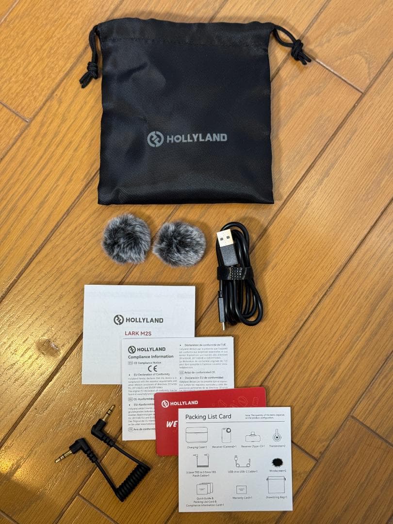 HOLLYLAND LARK M2S ワイヤレスラベリアマイク ミニコンボ