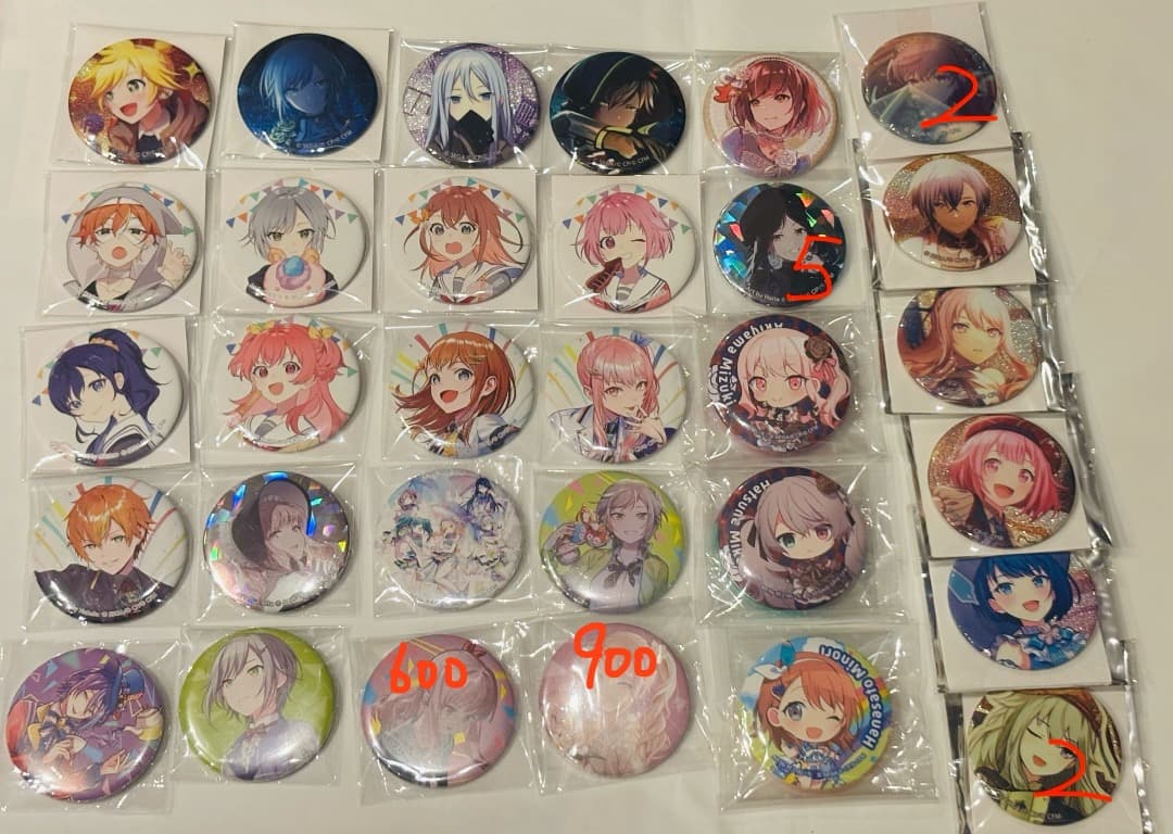 プロセカ 缶バッジ グリ缶