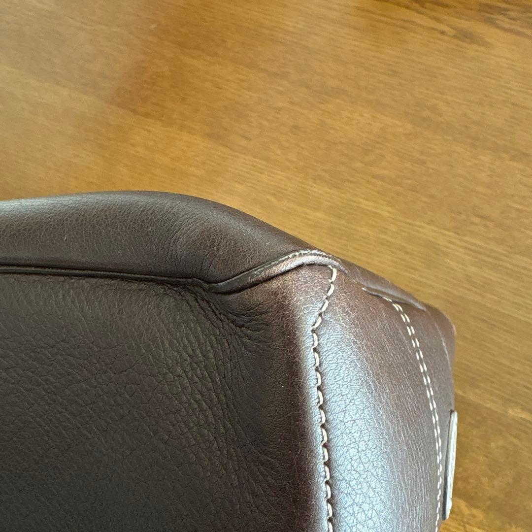 セリーヌ ブギーバッグ ハンドバッグ 本革 ダークブラウン