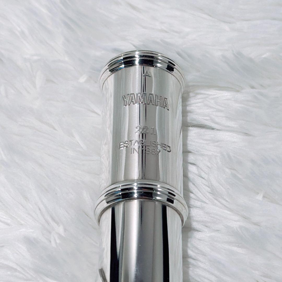 【磨き済】YAMAHA YFL-221 フルート 後期モデル Eメカ 銀メッキ