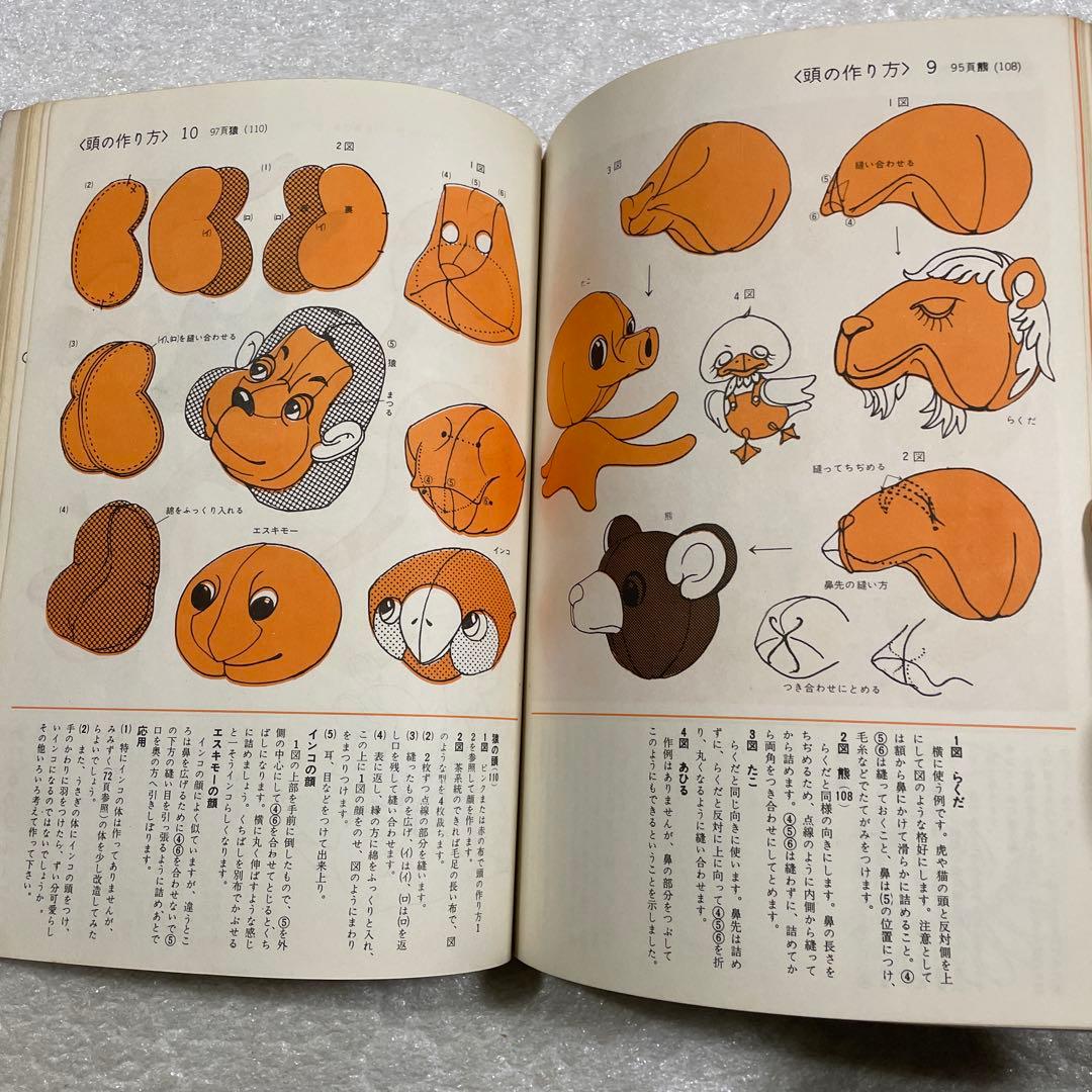 ぬいぐるみ動物―メタモルフォジカによる飯野紀雄作品集　雄鶏社　犬　猫　熊