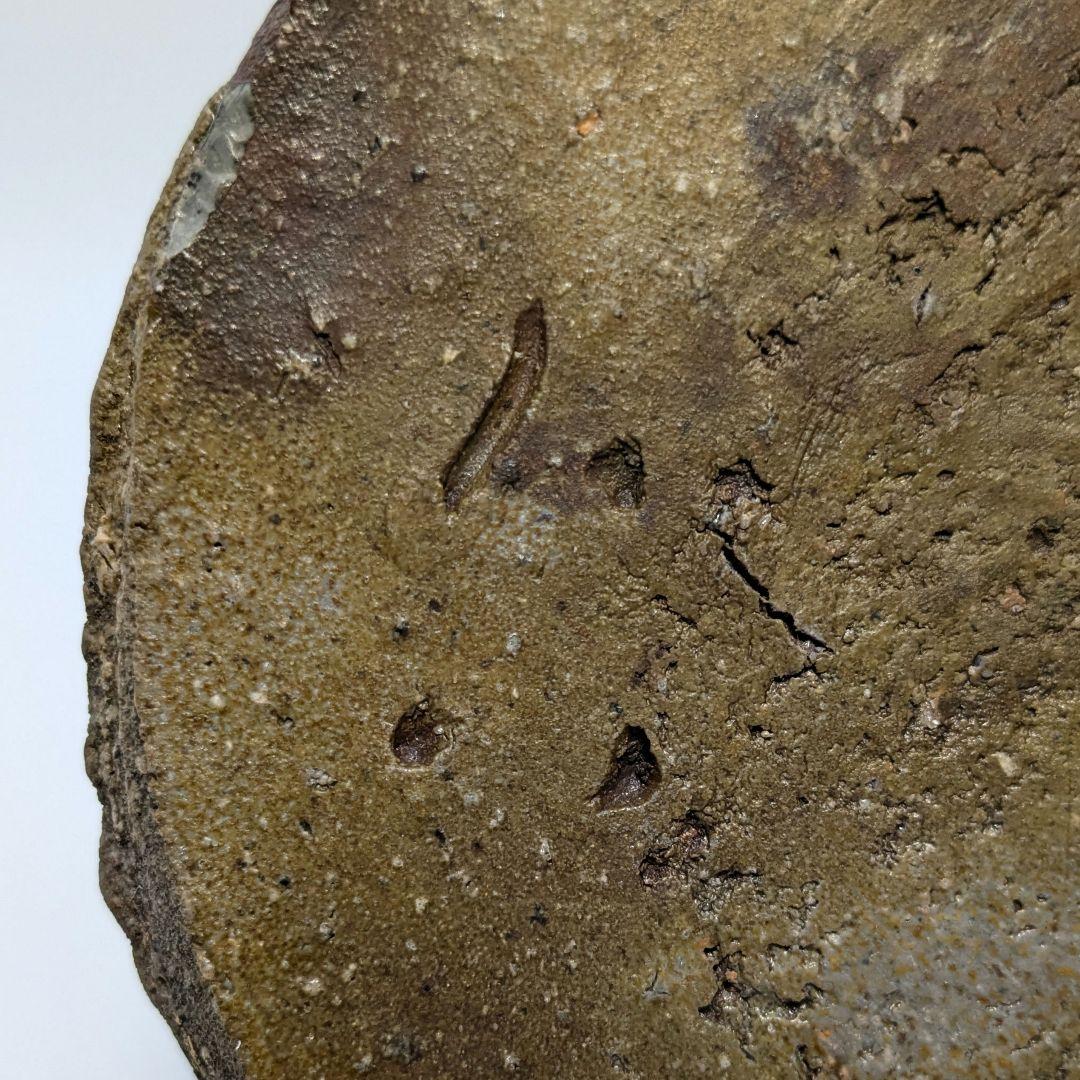 岡山県重要無形文化財 金重晃介 備前焼 耳付花入 共箱 花瓶 花器 置物 茶道具