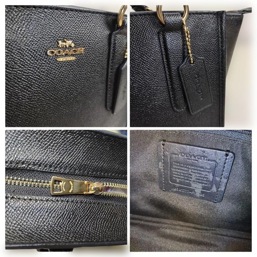 ✨極美品✨ COACH ショルダーバッグ レザーブラックF11925 2way