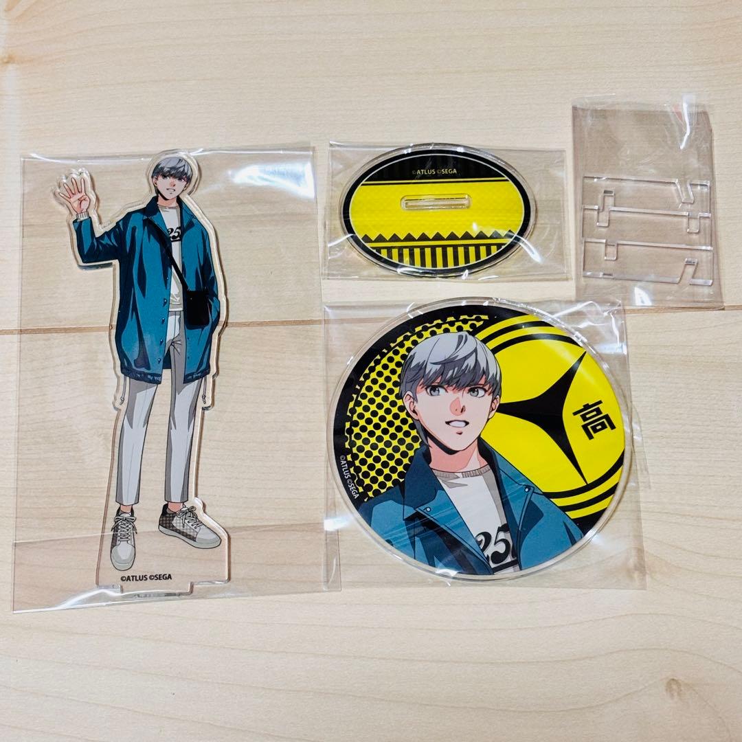 ペルソナ4 主人公 アクリルスタンド・コースター セット