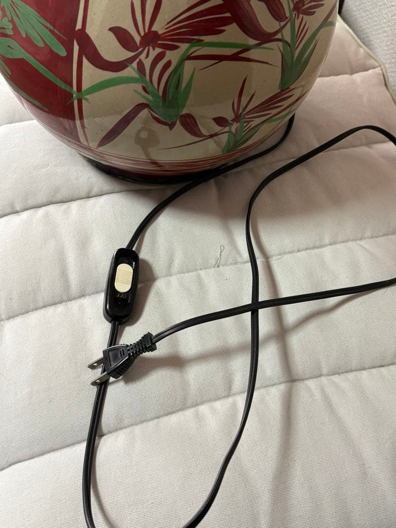 沖縄 琉球 胡差焼 陶器製 スタンドライト　スタンドランプ　高さ90cm